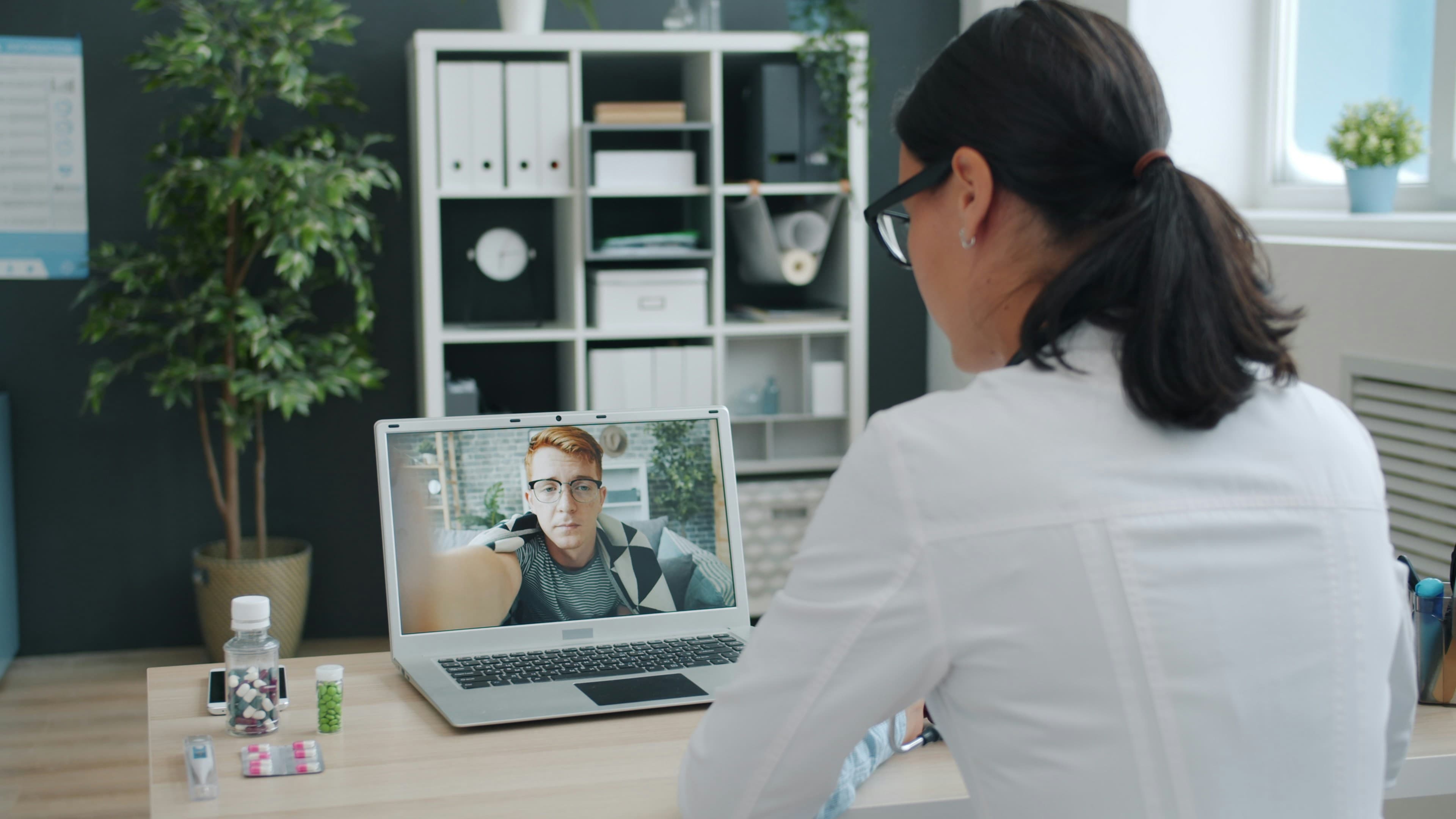 Healthcare professionals in consultation